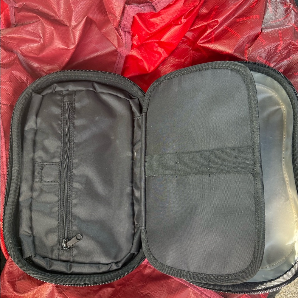 NFINITY Light Blue Cosmetic Case Cheerleading makeup bag - Picture 4 of 4